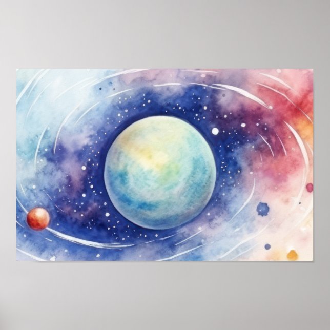  Astronomy universe nebula. SMALL Poster (Front)