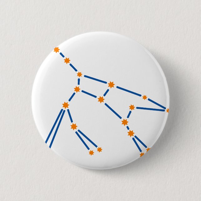 astronomy-ursa-major-2 pinback button (Front)