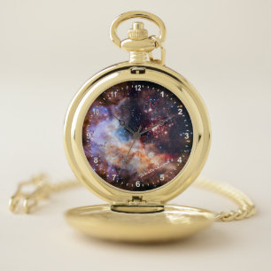 Astronomy & Westerlund 2 Watch, Hubble / Galaxy Pocket Watch