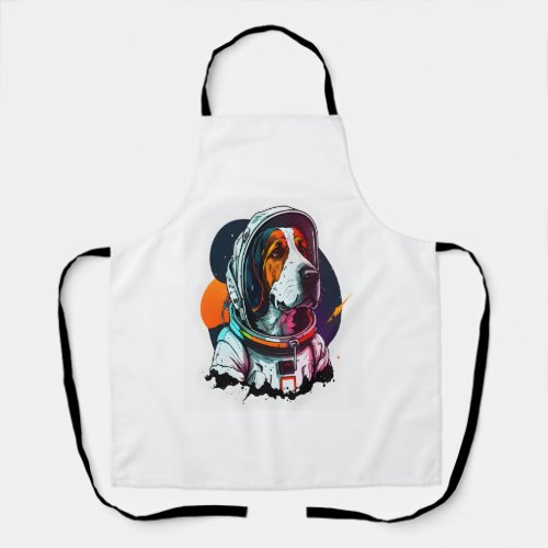 Astronout Dog Mascot 3 Apron