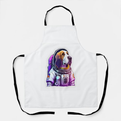 Astronout Dog Mascot  Apron