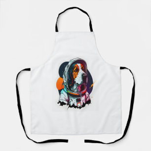 Astronout Dog Mascot  Apron