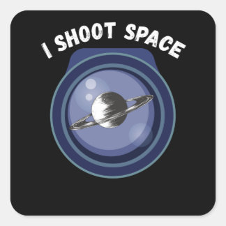 Astrophotography Photographer Camera Photography Square Sticker