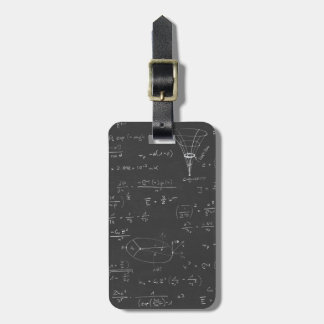 Astrophysics diagrams and formulas luggage tag