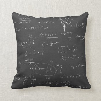 Astrophysics Diagrams And Formulas Throw Pillow by UDDesign at Zazzle