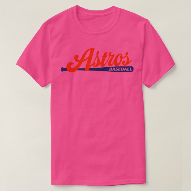 Astros Baseball Bat T-Shirt (Design Front)
