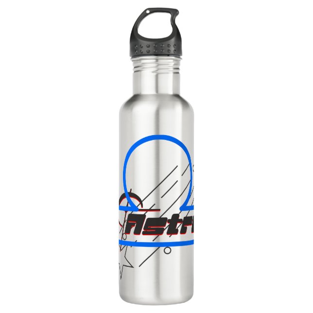 Astros Playroom Newest Stainless Steel Water Bottle (Front)