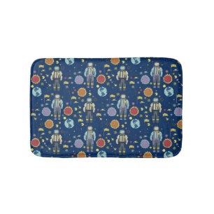 Astrounaut Space Man Colorful Bath Mat
