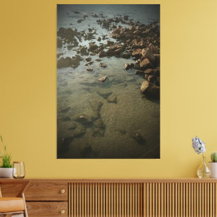 Astúrias Beach Guarujá Brazil Canvas Print