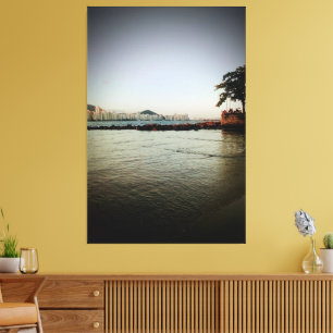 Astúrias Beach Guarujá Brazil Canvas Print
