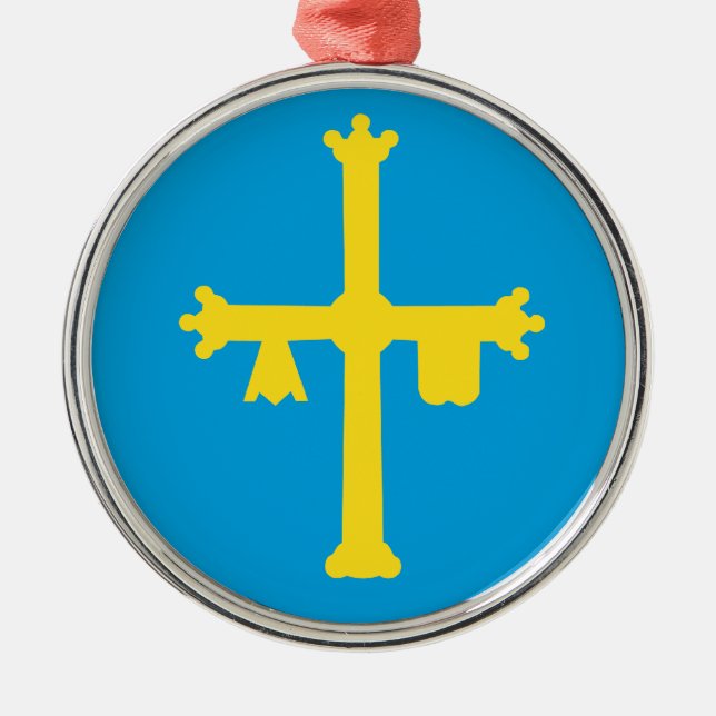 Asturias Metal Ornament (Front)