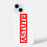 Astute Stamp iPhone 15 Case