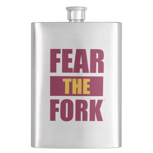 ASU Fear the Fork Hip Flask