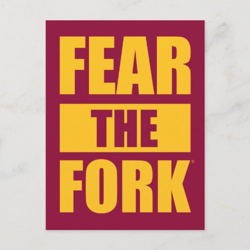 ASU Fear the Fork Postcard