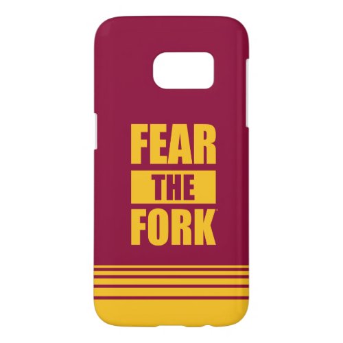 ASU Fear the Fork  Stripes Samsung Galaxy S7 Case