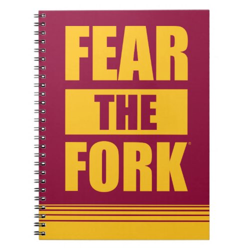 ASU Fear the Fork  Stripes Notebook