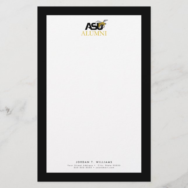 ASU Hornet Alumni Stationery (Front)