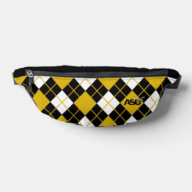 ASU Hornet Argyle Pattern Fanny Pack (Lay Down)