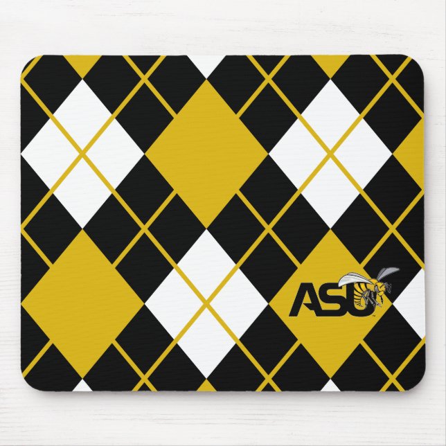 ASU Hornet Argyle Pattern Mouse Pad (Front)