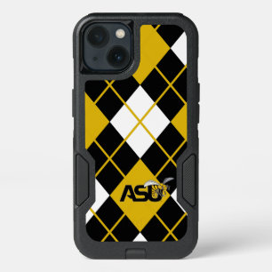 ASU Hornet Argyle Pattern iPhone 13 Case