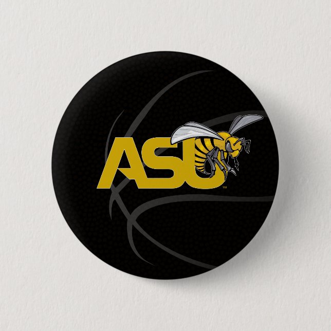 ASU Hornet Basketball Button (Front)