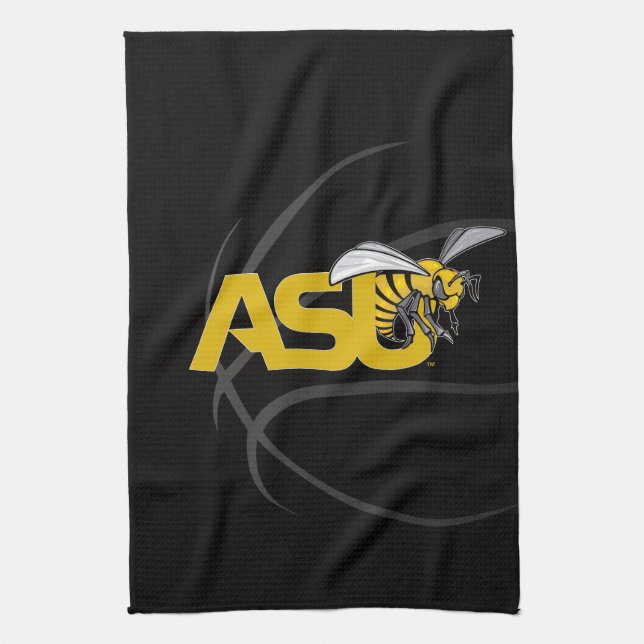 ASU Hornet Basketball Kitchen Towel (Vertical)