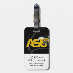 ASU Hornet Basketball Luggage Tag