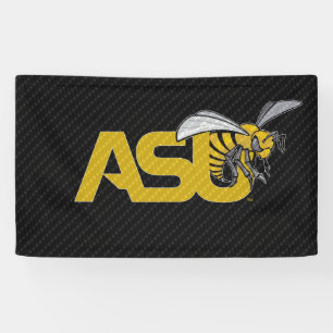 ASU Hornet Carbon Fiber Pattern Banner