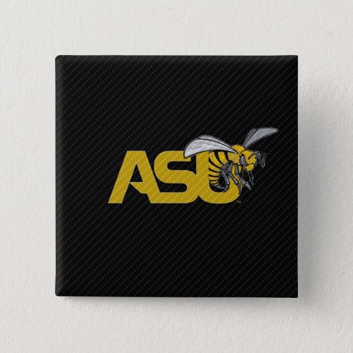 ASU Hornet Carbon Fiber Pattern Button