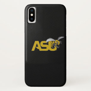 ASU Hornet Carbon Fiber Pattern iPhone X Case