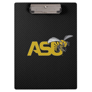 ASU Hornet Carbon Fiber Pattern Clipboard