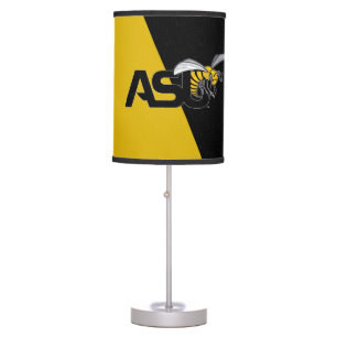 ASU Hornet Color Block Distressed Table Lamp