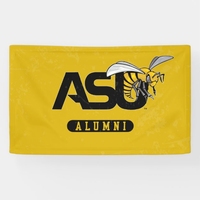 ASU Hornet Distressed Banner (Horizontal)