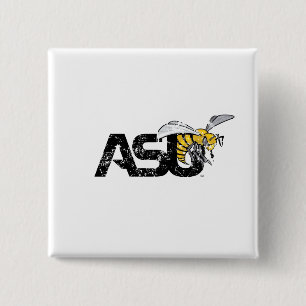 ASU Hornet Distressed Button