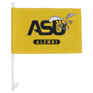 ASU Hornet Distressed Car Flag