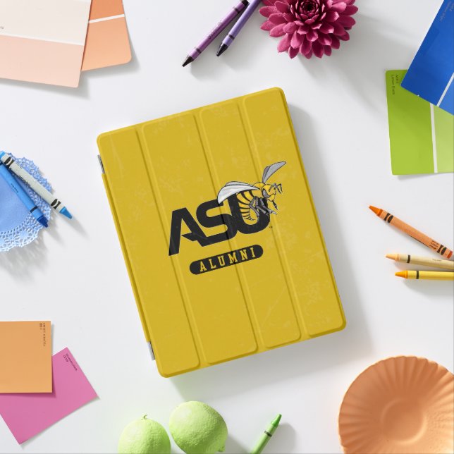 ASU Hornet Distressed iPad Smart Cover (In Situ)
