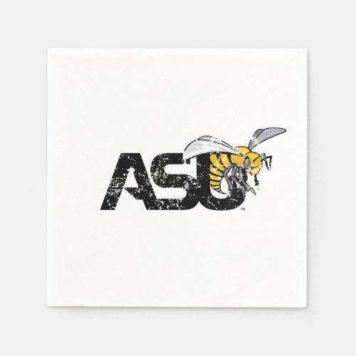 ASU Hornet Distressed Napkins