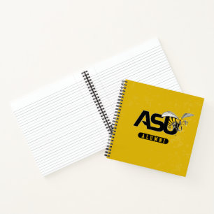 ASU Hornet Distressed Notebook