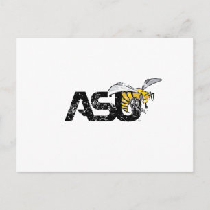 ASU Hornet Distressed Postcard