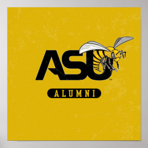 ASU Hornet Distressed Poster