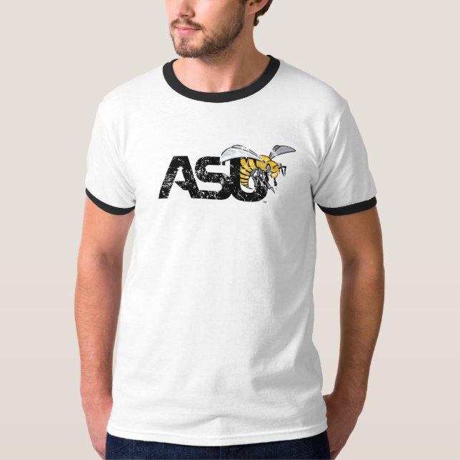 ASU Hornet Distressed T-Shirt (Front)