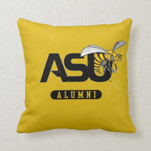 ASU Hornet Distressed Throw Pillow