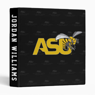 ASU Hornet Logo Watermark 3 Ring Binder