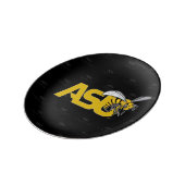 ASU Hornet Logo Watermark Dinner Plate (Side)