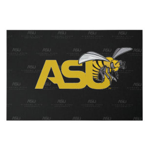 ASU Hornet Logo Watermark Faux Canvas Print