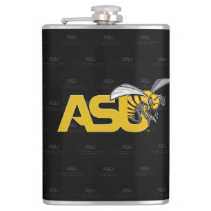 ASU Hornet Logo Watermark Flask