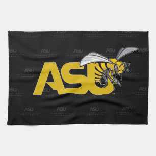 ASU Hornet Logo Watermark Kitchen Towel
