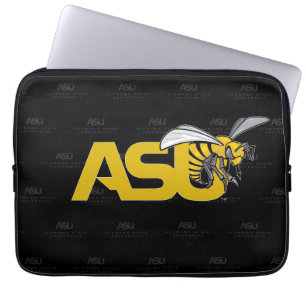 ASU Hornet Logo Watermark Laptop Sleeve