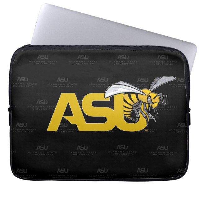 ASU Hornet Logo Watermark Laptop Sleeve (Front)