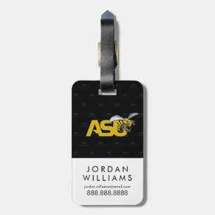 ASU Hornet Logo Watermark Luggage Tag